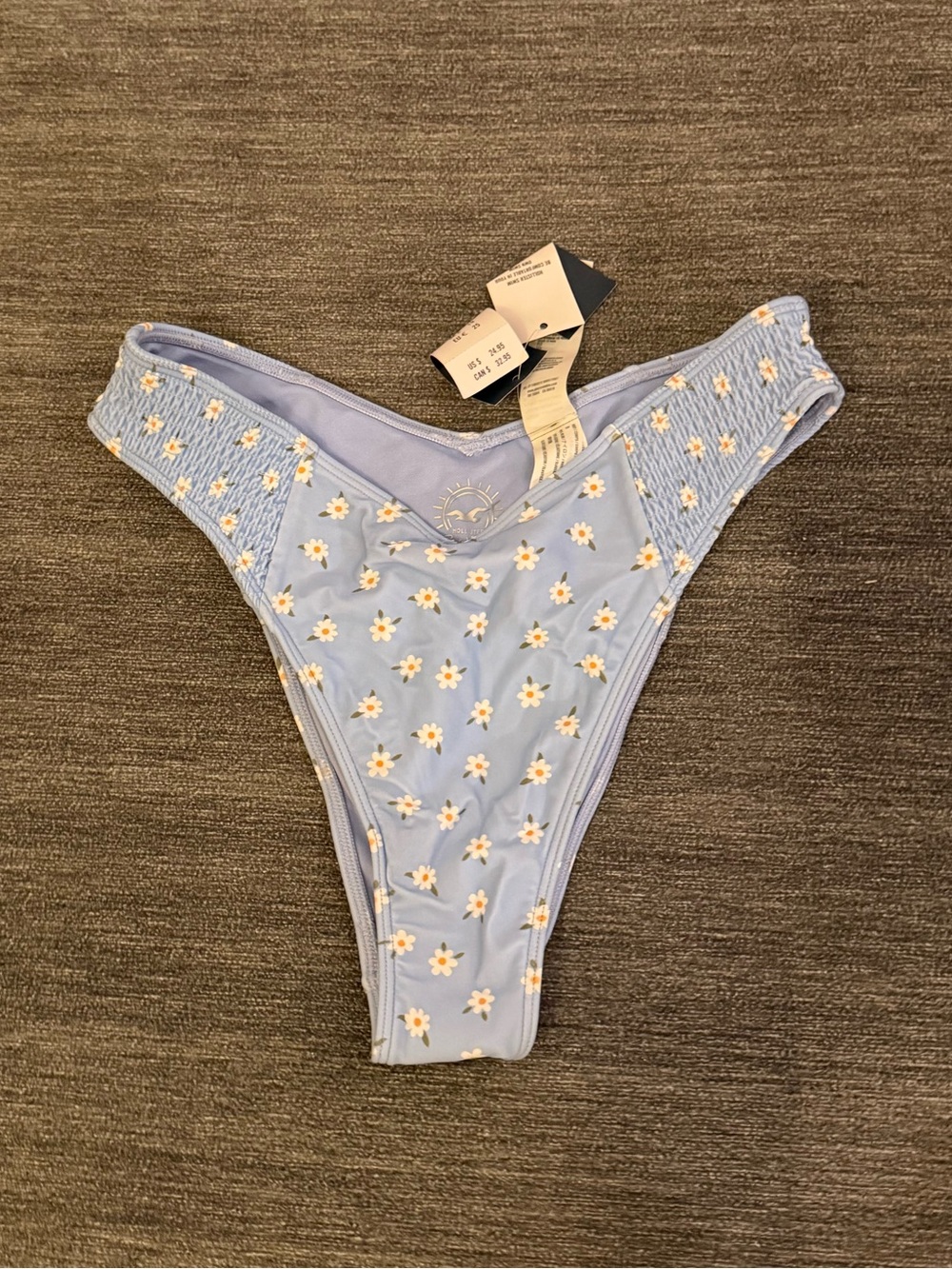 Hollister brand new swim bottoms high waisted cheeky style